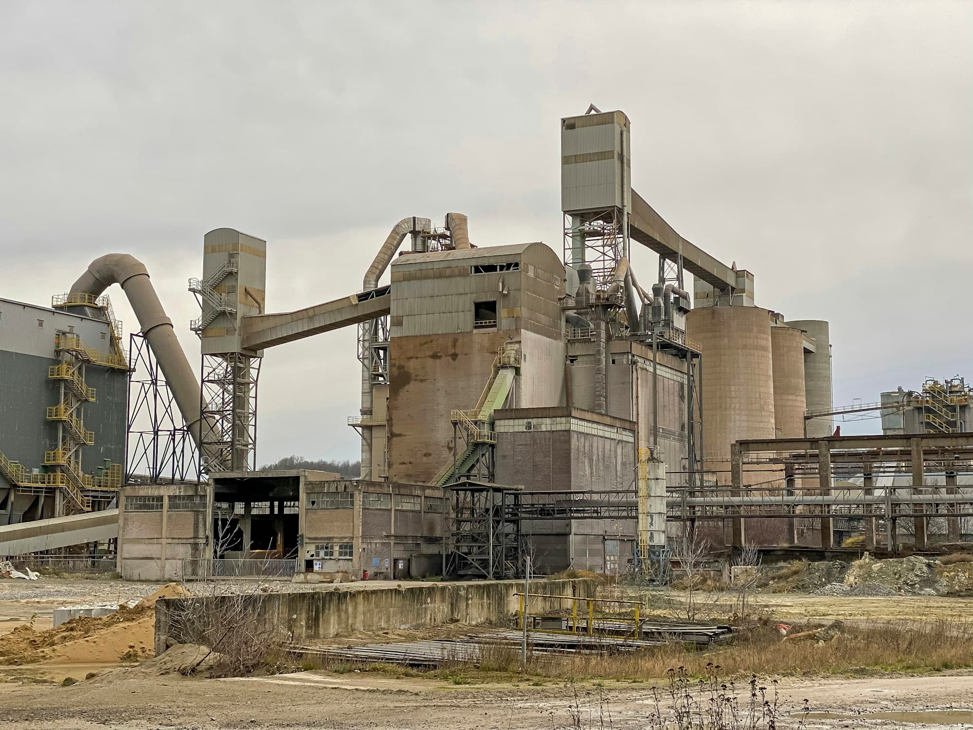 Betonwerk mit Recyclingzone