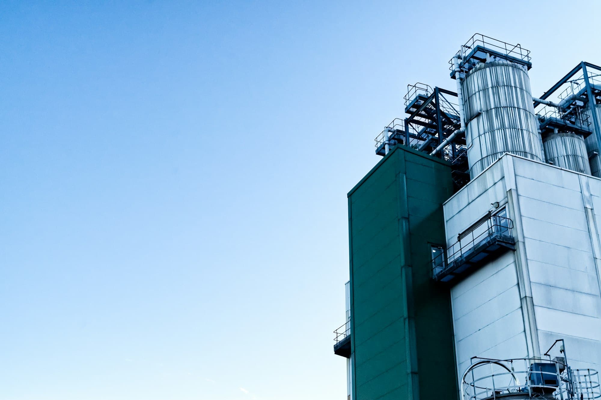 Betonmischanlage mit Silos